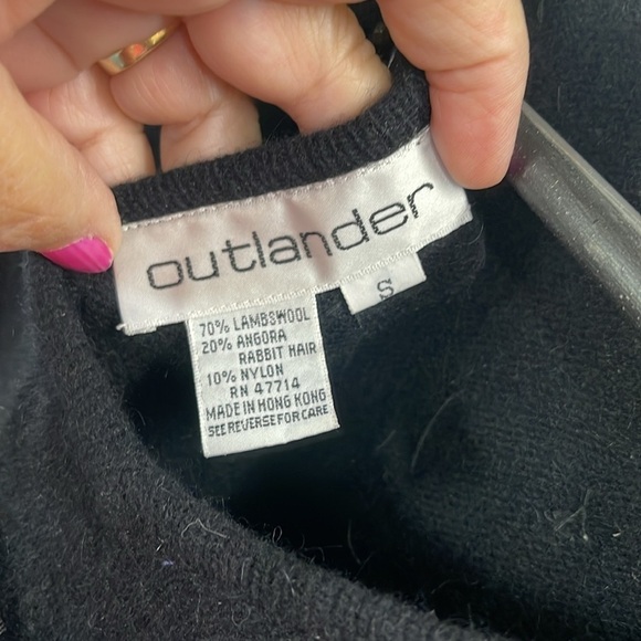 Outlander beads & bows black women‎ S Sweater Soft Warm wool & Rabbit Hair Nylon - Picture 6 of 8